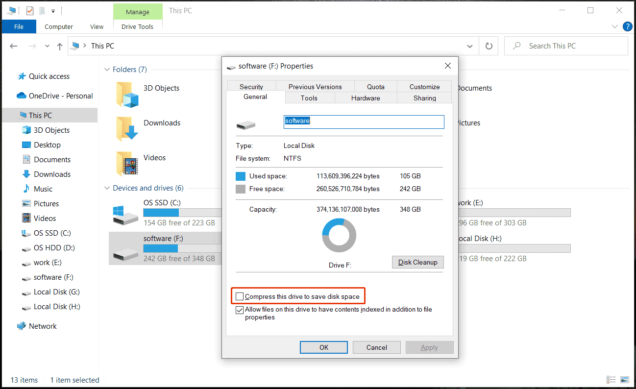 how to get more storage without deleting anything 1