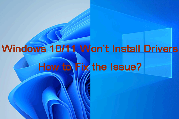fix windows 10 11 wont install drivers thumbnail