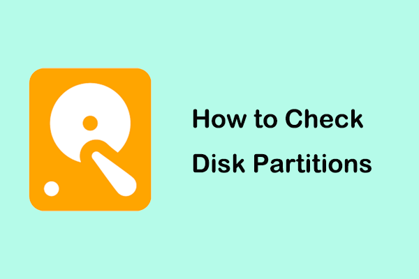 how to check disk partitions thumbnail