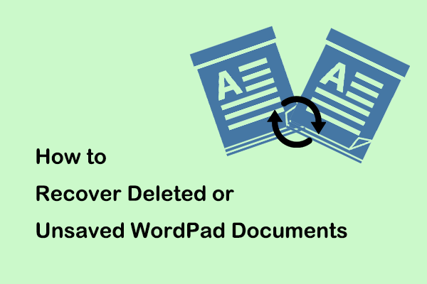 how to recover deleted or unsaved wordpad documents thumbnail