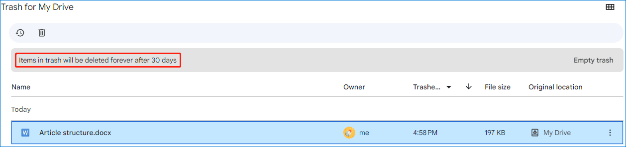 how to recover permanently deleted google docs 1
