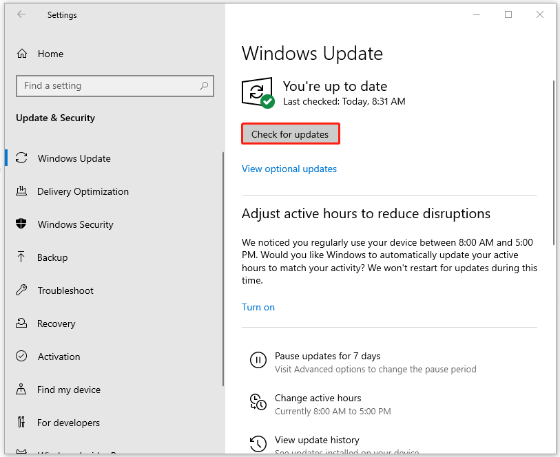 hybrid sleep missing 1
