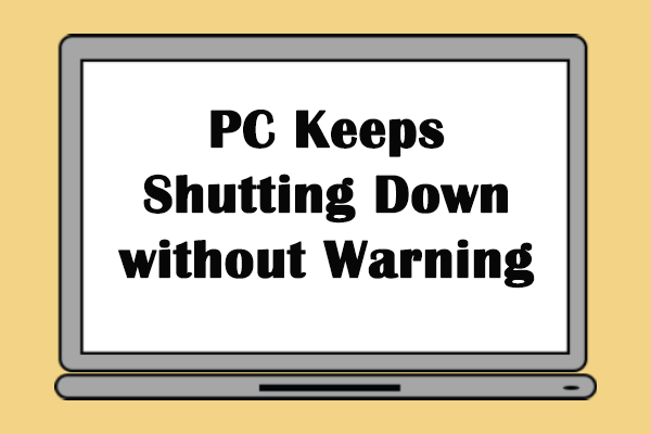 pc keeps shutting down without warning thumbnail