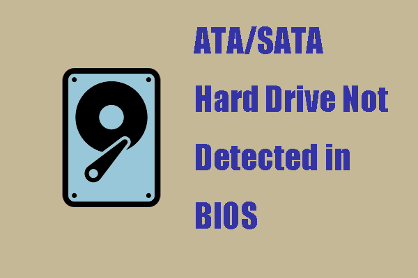 ata sata hard drive not detected in bios thumbnail
