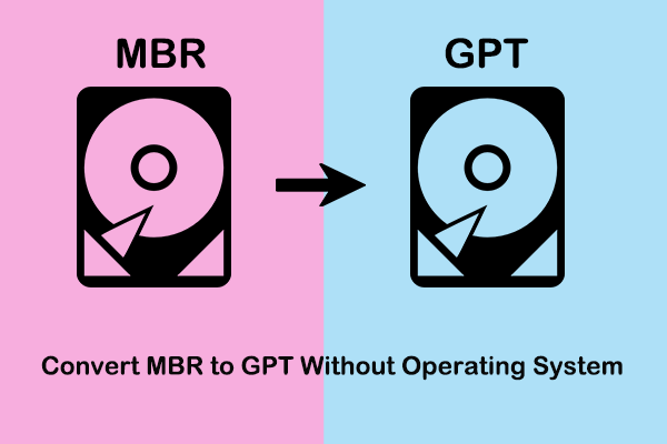 convert mbr to gpt without operating system thumbnail