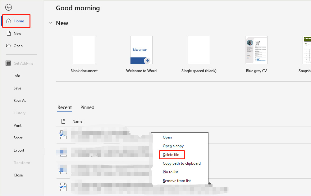 how to delete documents in microsoft 365 1
