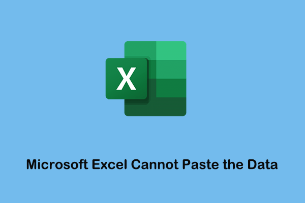 microsoft excel cannot paste the data thumbnail