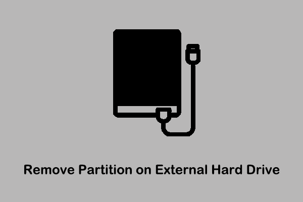remove partition on external hard drive thumbnail