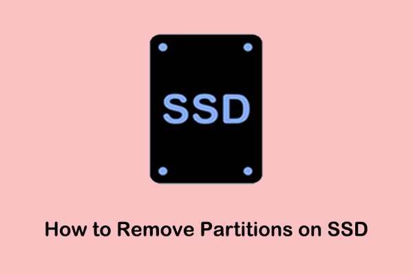remove partitions on ssd thumbnail