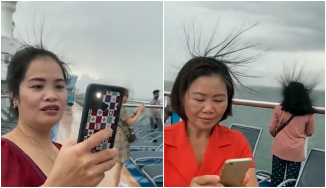 Selfie tersambar petir