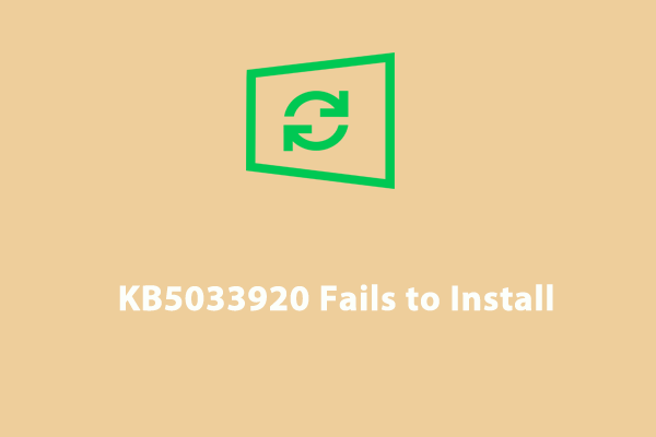 kb5033920 fails to install thumbnail