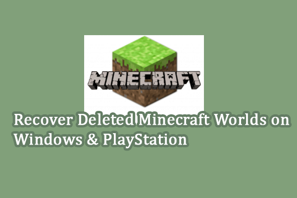 recover deleted minecraft worlds thumbnail