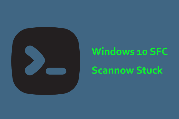 sfc scannow stuck thumbnail