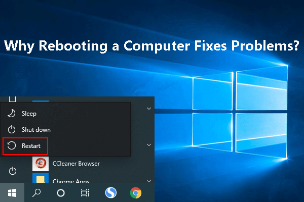 why rebooting a computer fixes problems thumbnail