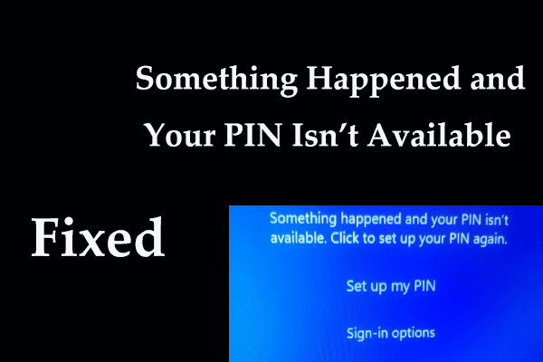something happened pin isnt available thumbnail