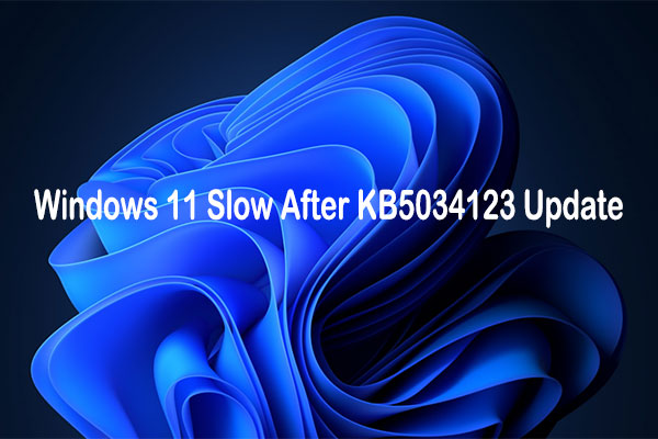 windows11 slow after kb5034123 update thumbnail
