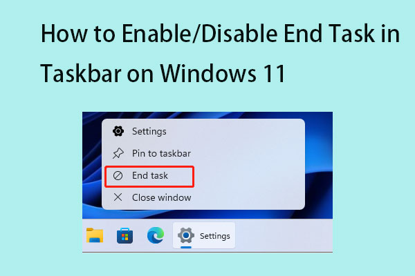 enable end task in taskbar on windows 11 thumbnail