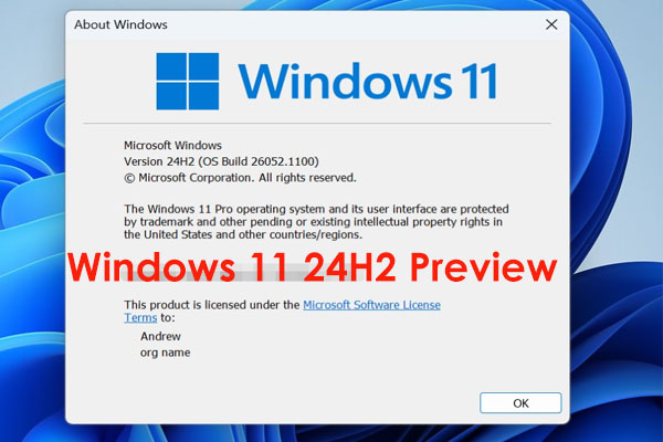 install windows 11 24h2 preview thumbnail
