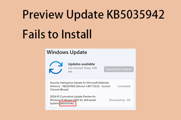 kb5035942 fails to install thumbnail