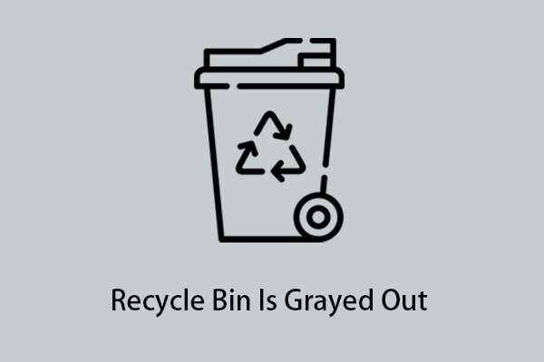 recycle bin is grayed out thumbnail