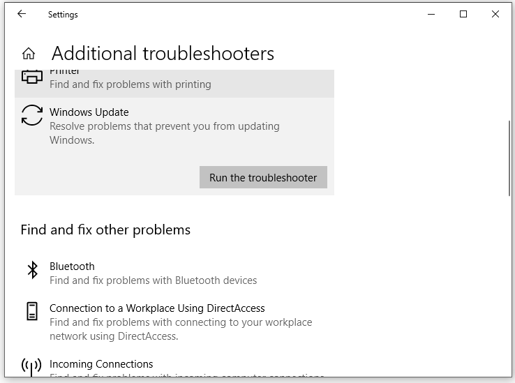 windows update error 0x80240438 1