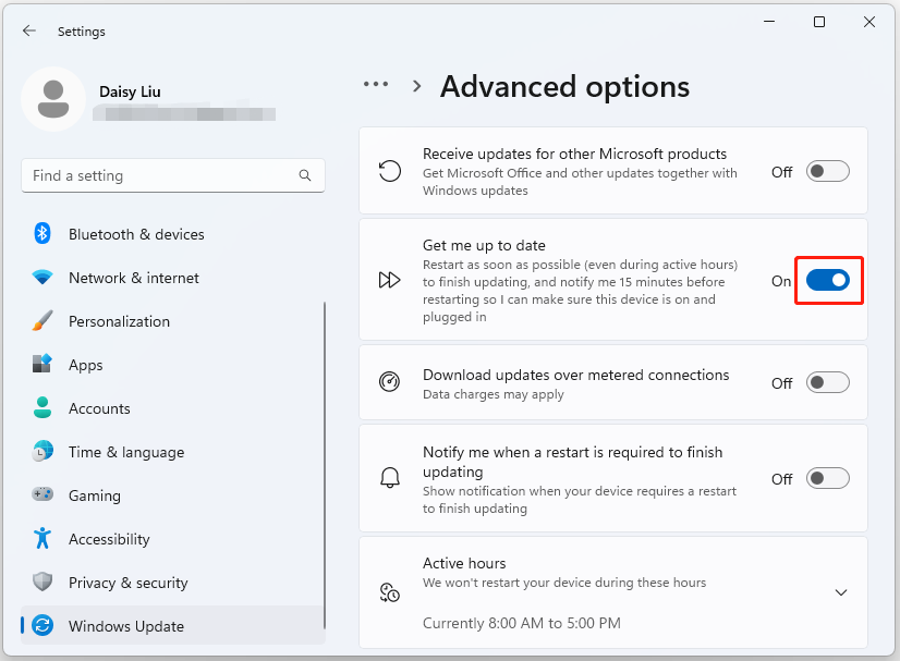 keep system and apps up to date windows 11 1
