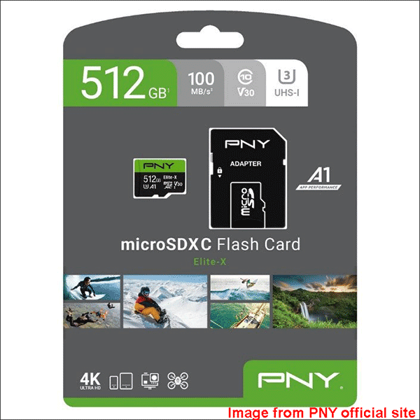 pny elite x microsd card 1