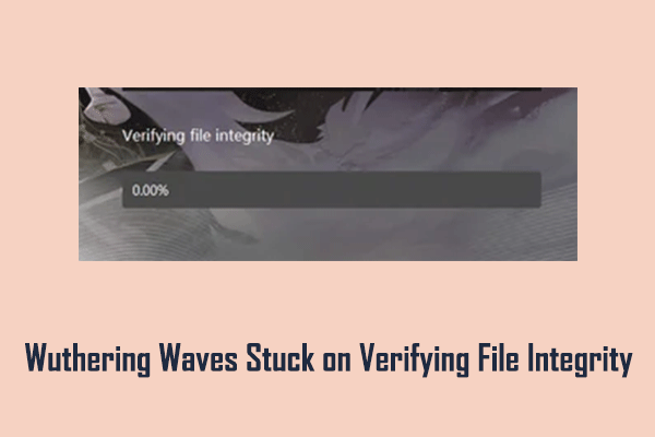 wuthering waves stuck on verifying file integrity thumbnail