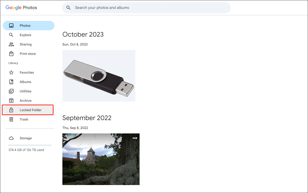 google photos locked folder missing 1