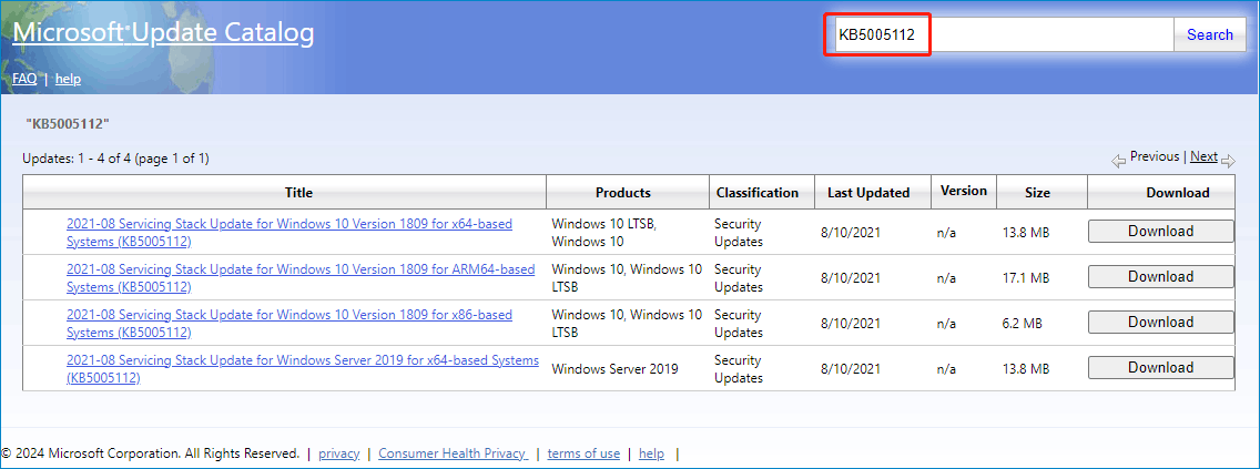 kb5005112 servicing stack update for windows 10 1