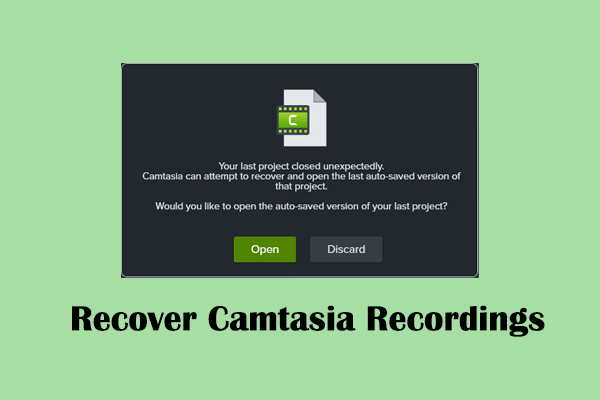 recover camtasia recordings thumbnail
