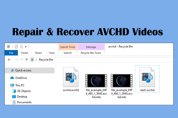 recover deleted avchd videos thumbnail
