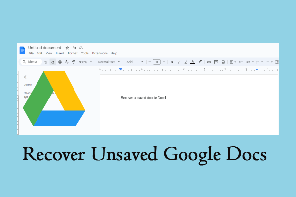 recover unsaved google docs thumbnail