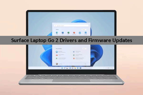 surface laptop go 2 drivers and firmware updates thumbnail