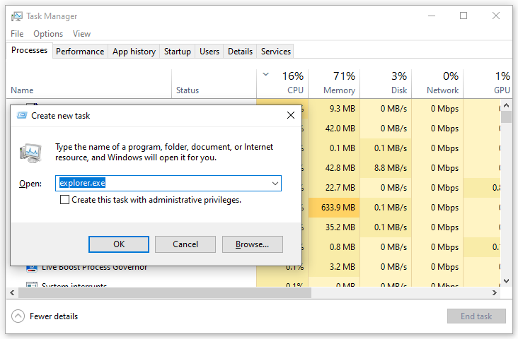 asus start menu not working 1