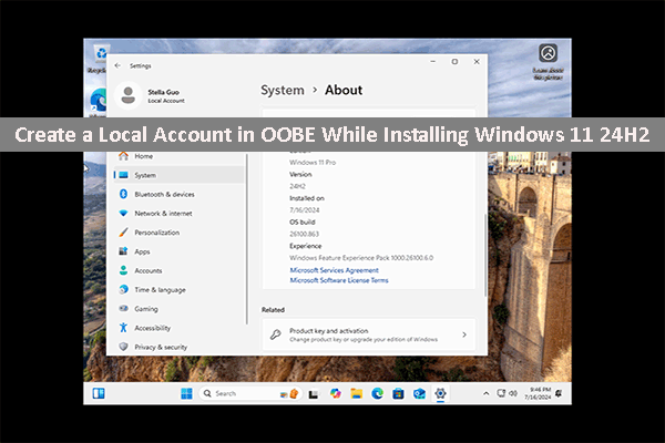 create a local account in oobe windows 11 24h2 thumbnail