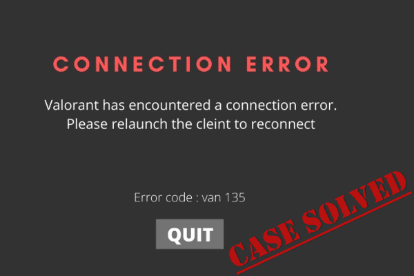 error code van 135 thumbnail