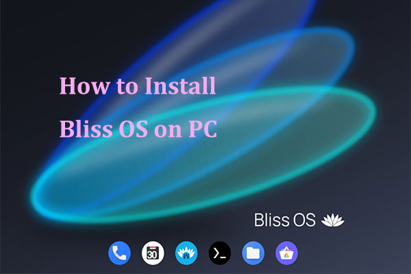 install bliss os on pc thumbnail