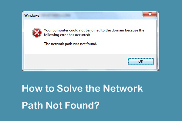 the network path not found thumbnail