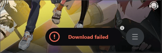 zenless zone zero download failed error 1