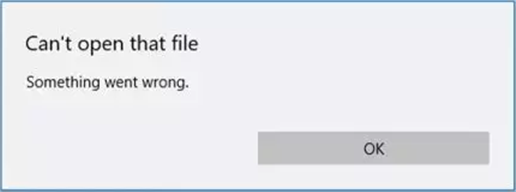 cant open that file error in paint 3d 1