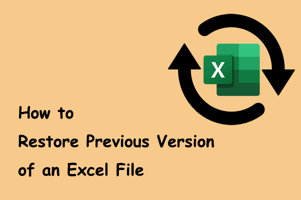 how to restore previous version of an excel file thumbnail