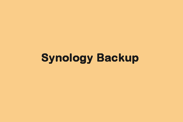 synology backup thumbnail