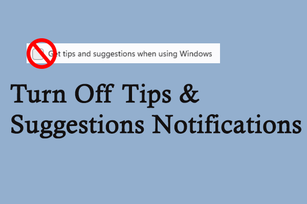 turn off tips suggestions notifications thumbnail