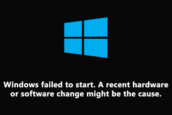 windows failed to start windows 10 thumbnail