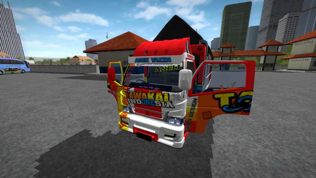 Cara pasang Mod BUSSID Truk Canter