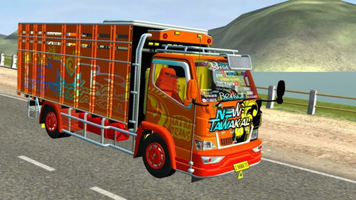 Link download Mod BUSSID Truk Canter