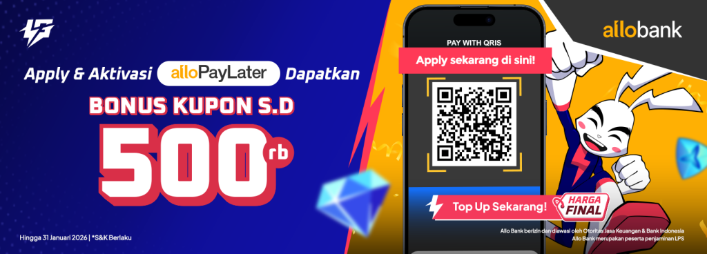 Allo PayLater - Raih Bonus Kupon Rp500 Ribu, Aktivasi Dijamin Untung! 2 Promo Allo PayLater Bonus Kupon 500 Ribu