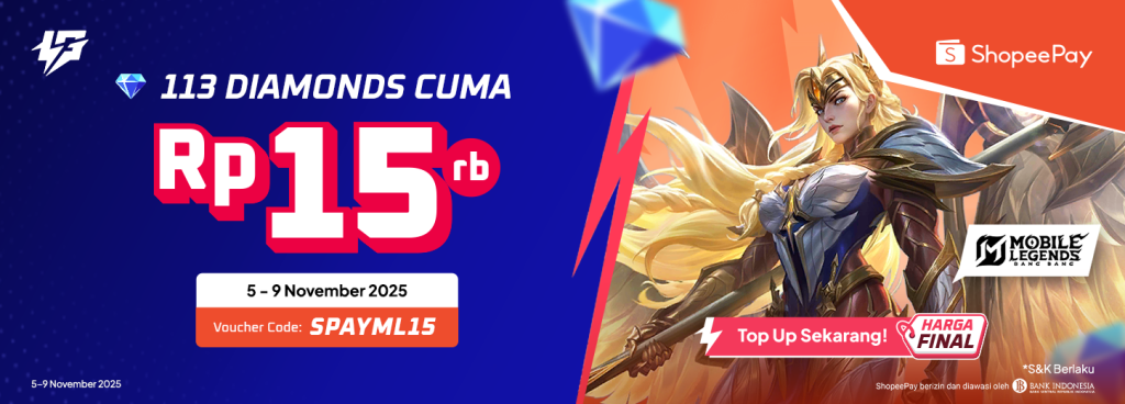 Promo ShopeePay untuk Top Up Diamond Mobile Legends