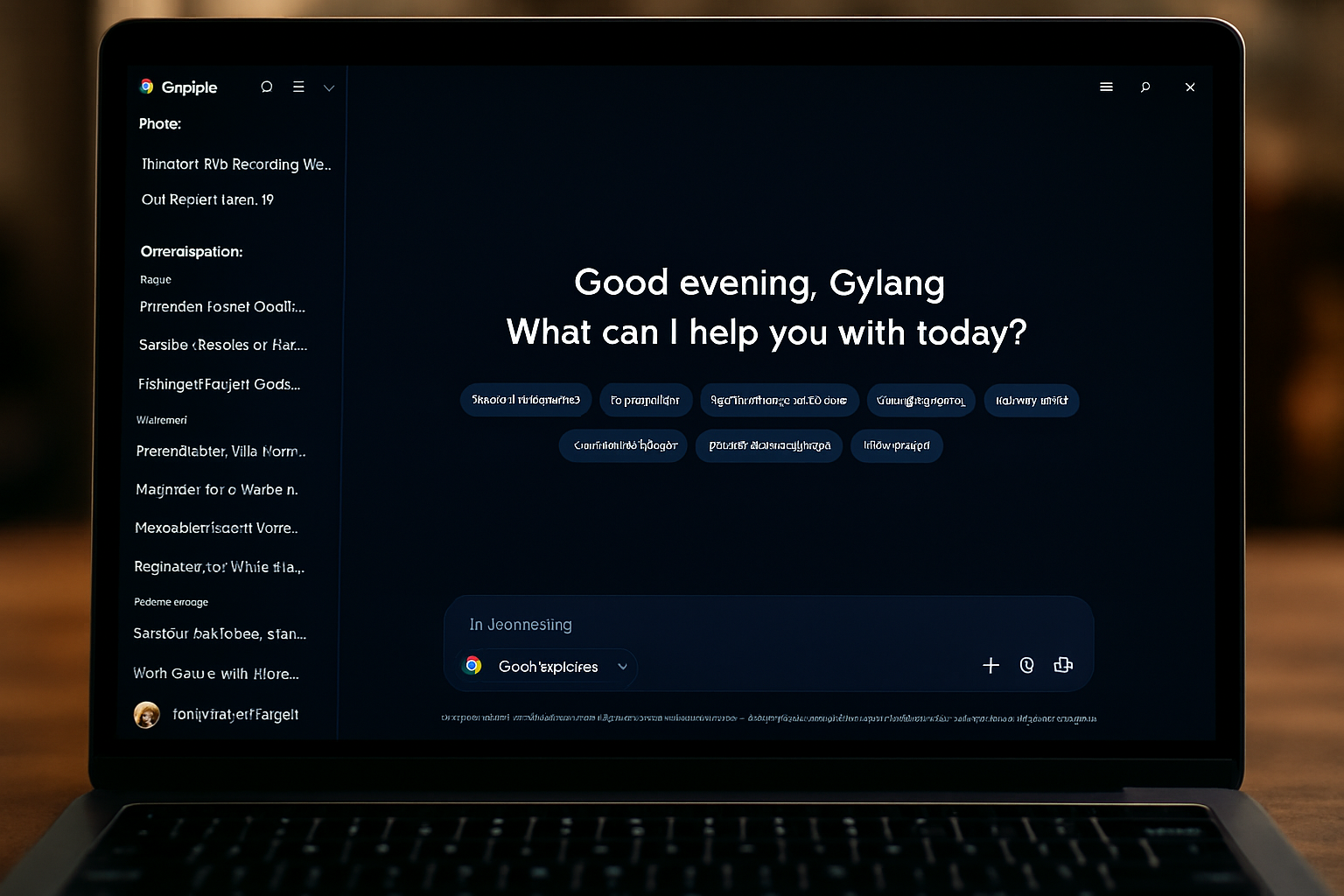 Pengguna berinteraksi dengan fitur Copilot di Windows 11